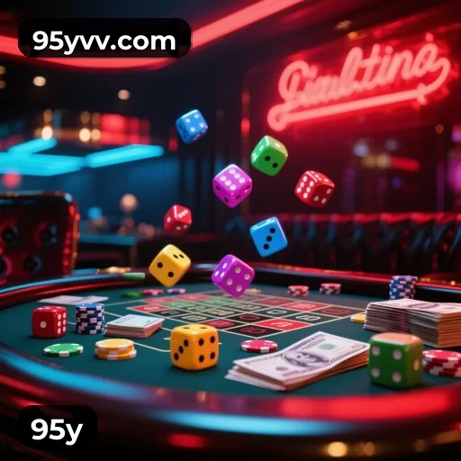 Imagem promocional da 95y mostrando a plataforma e suas vantagens
