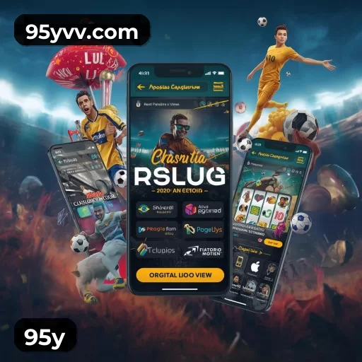 Imagem promocional da 95y apresentando a plataforma e seus recursos